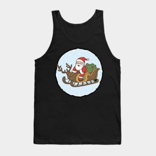 Sleigh Explorer Adventure,christmas Tank Top